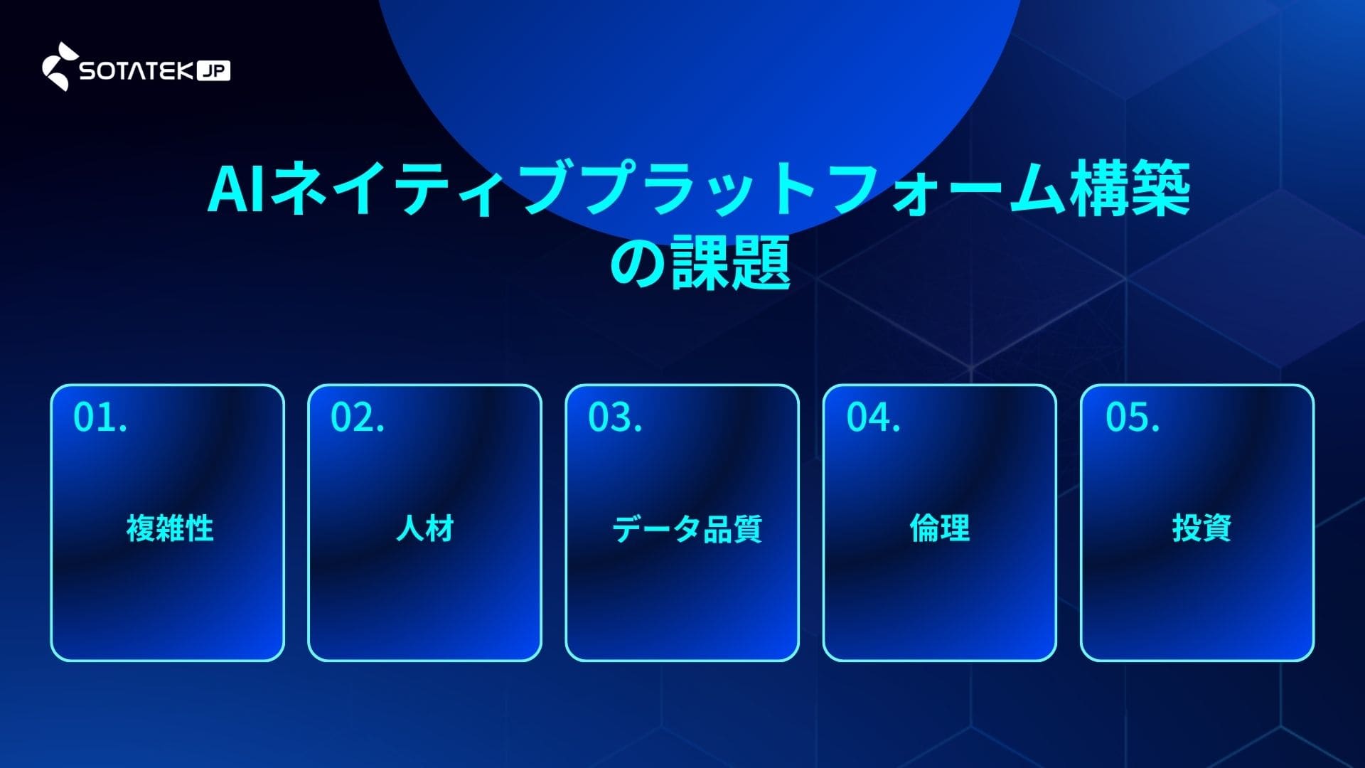 AIネイティブプラットフォーム構築の課題