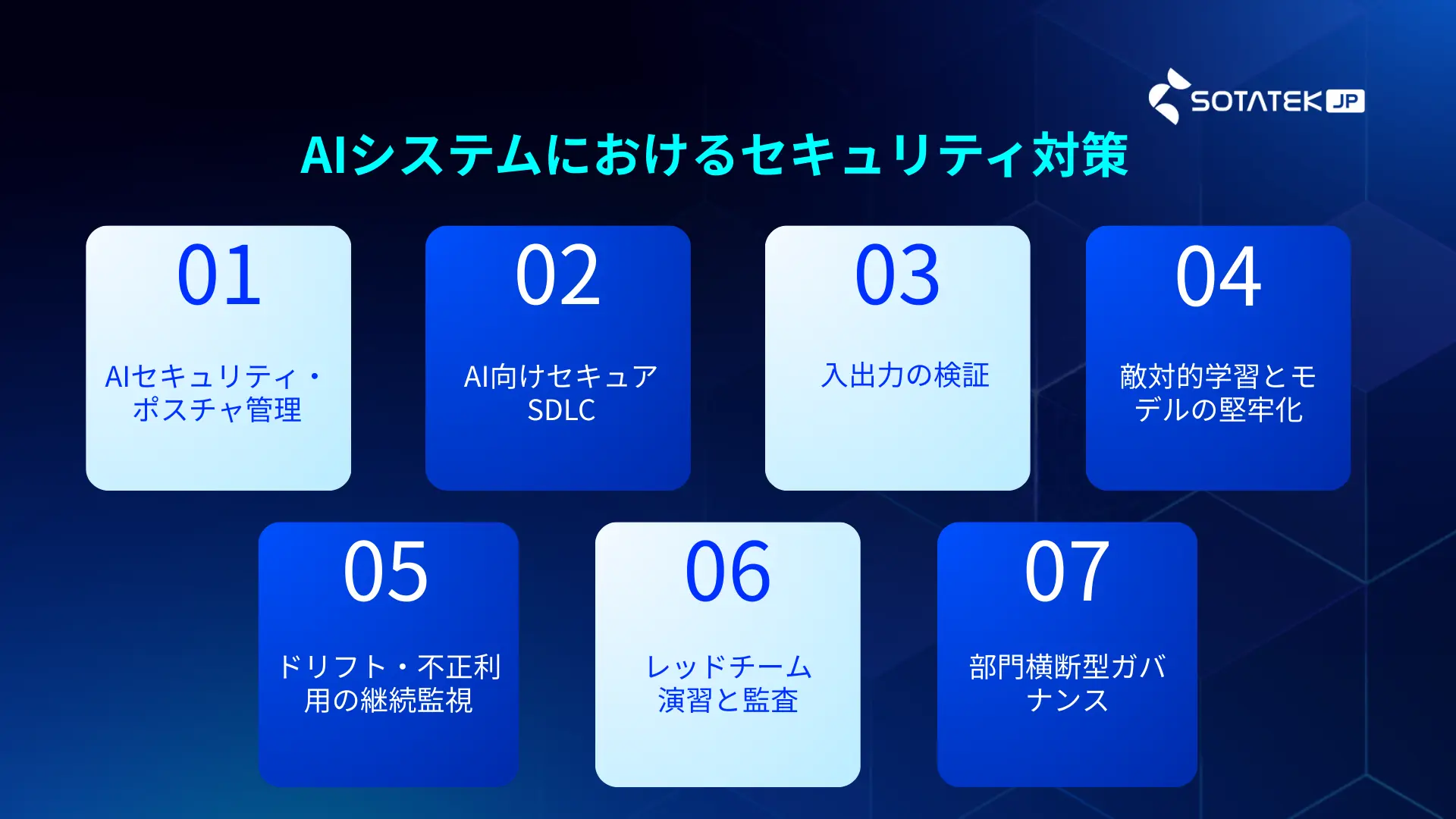AIシステムにおけるセキュリティ対策