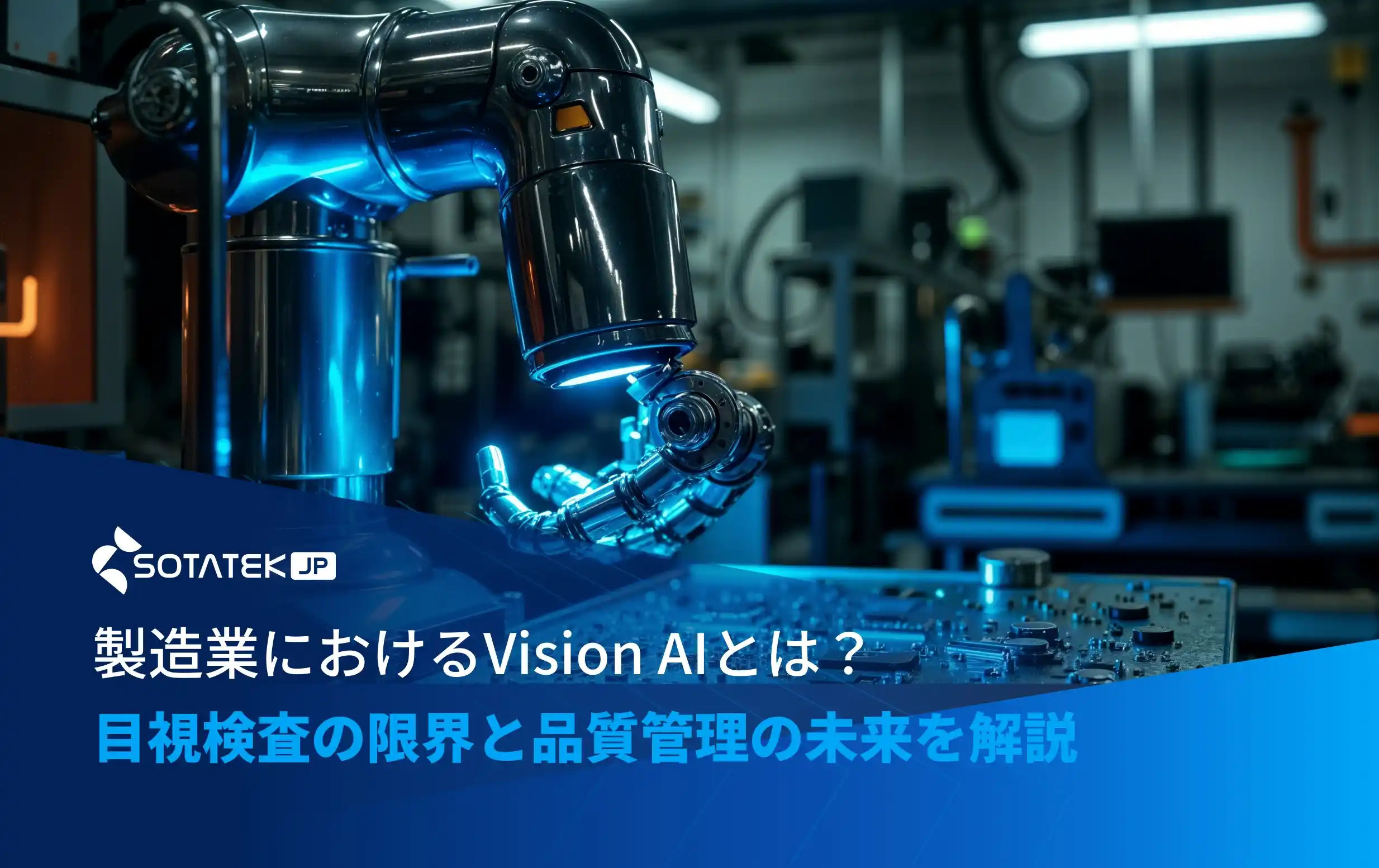 製造現場におけるVision AI：目視検査の限界を超え、スケーラブルな品質管理を実現する方法